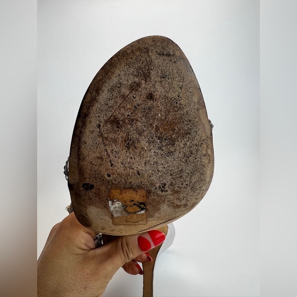 Rene Caovilla Silver crystal sandals Stiletto - Picture 13 of 16